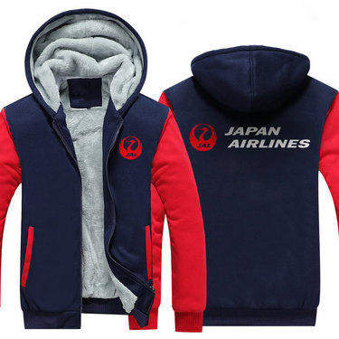 JAPAN AIRLINES JACKETS FLEECE SWEATSHIRT